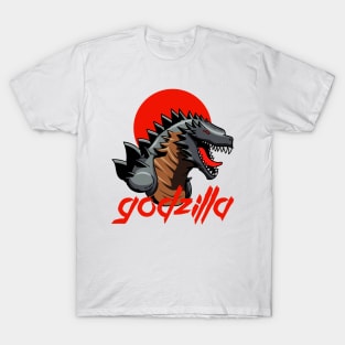 Black Godzilla T-Shirt